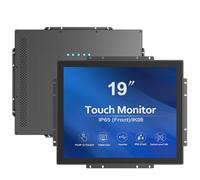 GreenTouch 19" 10 Points High Brightness Open Frame PCAP Touch Screen Industrial Outdoor Touch Screen 16:9 TFT LCD