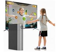 GREENTREEN Educational Motion Gaming Console for Kids: Plug & Play TV Video Game - Interactive Learning System for Coordination & Fitness - Gift for Boys Girls Ages 6+ (Black)