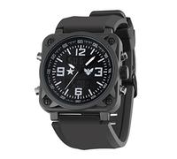 GREENTREEN Men Watches Digital Military Watch: Quartz Analog Wristwatches with Timer Stopwatch and Alarm - Wrist Watches with Silicone Strap for Tactical Training Sports Running Climbing