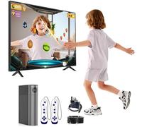 GREENTREEN TV Game Console for Kids: AR Motion Sensing Plug and Play System for Indoor Exercise & Home Interactive - HDMI Output No Internet Needed - Active Fun Gift for Boys Girls 6+