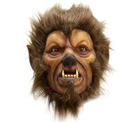 Greenumb Werewolf Mask for Men - Full Head Wolf Mask with Hair, Latex Material, Perfect for Halloween Party Cosplay
