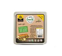 GreenVie Gouda Slices - Vegan Cheese Alternative - 500g - Dairy-Free, Gluten-Free, Soya-Free - Perfect for Sandwiches & Melting
