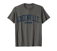 Greenville Illinois IL College University Style Blue T-Shirt