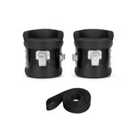 GreenWhim 2 Pcs Gravity Inversion Boots with Safety Lock, Heavy Duty Anti-Gravity Training Boots for Core, Abs & Back Stretching, Adjustable Secure Fit for Pull-Up Bar, Home Gym Fitness Equipment