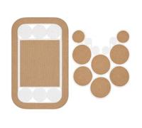 GreenWhim 2Pcs Beige Boho Bathroom Rug Set, Handwoven Linen Bath Mats | Boho Handwoven Design, Reversible Linen Texture, Machine Washable, Soft Absorbent, Multi-Room Home Decor