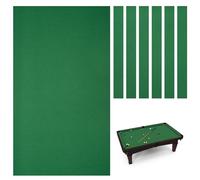 GreenWhim Billiard Cloth Pool Table Felt with Pre-Cut Rail Strips Green Tablecloth for Home Clubs Bars Indoor Sports Game