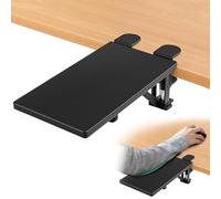 GreenWhim Ergonomic Desk Arm Rest with Extender with Clamp Foldable Elbow and Wrist Support Tray Computer Armrest for Home and Office Use