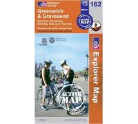 Greenwich and Gravesend: Sheet 162 (OS Explorer Map Active)