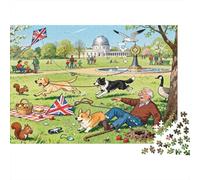 Greenwich Park Kite Flying Dogs Wooden Jigsaw Puzzle Waterproof 1000 Piece Puzzles for Adults Impossible Educational Games
