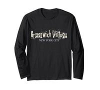 Greenwich Village New York City - Punk Greenwich Village NYC Long Sleeve T-Shirt