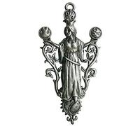 Greenwood Elemental Gaia - for Peace & Tranquility Charm Collection by Briar - Pendant Necklace in Presentation Pouch on Leather Thong