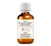 Greenwood Essential Pure Fenugreek (Methi) Essential Oil (Trigonella foenumgraecum) Steam Distilled Natural Therapeutic Grade 5ml (0.16 oz)
