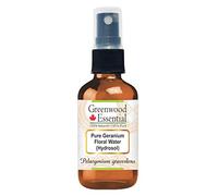 Greenwood Essential Pure Geranium Floral Water (Hydrosol) (Pelargonium graveolens) 100% Natural Therapeutic Grade 50ml (1.69 oz)