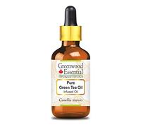 Greenwood Essential Pure Green Tea Oil (Camellia sinensis) with Glass Dropper Natural Therapeutic Grade 15ml (0.50 oz)