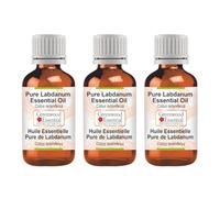Greenwood Essential Pure Labdanum Essential Oil (Cistus ladaniferus) Steam Distilled 100ml x 3 (10 oz)