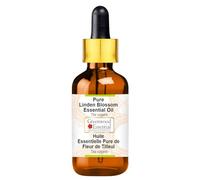 Greenwood Essential Pure Linden Blossom Essential Oil (Tilia vulgaris) with Glass Dropper Steam Distilled 2ml (0.06 oz)