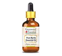 Greenwood Essential Pure Myrtle Essential Oil (Myrtus communis) with Glass Dropper Steam Distilled Natural Therapeutic Grade 15ml (0.50 oz)