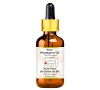 Greenwood Essential Pure Wheatgerm Oil (Triticum vulgare) with Glass Dropper Cold Pressed 50ml (1.69 oz)