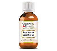 Greenwood Essential Pure Yarrow Essential Oil (Achillea millefolium) Steam Distilled Natural Therapeutic Grade 5ml (0.16 oz)