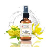 Greenwood Essential Pure Ylang Ylang Water (Hydrosol) (Cananga odorata) 100% Natural Therapeutic Grade 100ml (3.38 oz)