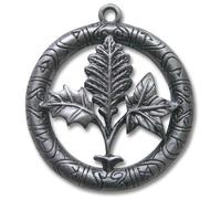 Greenwood Tree Runes - for Postive Energy Charm Collection by Briar - Pendant necklace in Presentation Pouch on Leather Thong