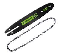 Greenworks 10" Replacement Pole Saw Bar and Chain Combo-1/4'' Pitch