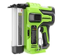 Greenworks 24V 18-Gauge Brushless Cordless AirStrike Brad Nailer (Tool Only), Green