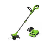 Greenworks 24V 30Cm Cordless Brushless Line Trimmer (2Ah Battery & Charger) New