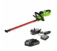 Greenworks 24V 56cm 18mm Cordless Hedge Trimmer Kit