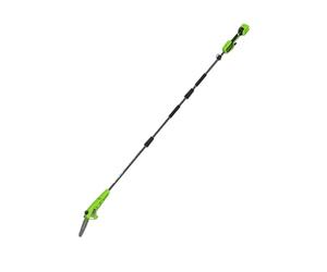 Greenworks 24V 8in Cordless Pole Saw, 2.68m Long Reach Pole Pruner for Tree Pruning, 20cm Electric Mini Chainsaw with Auto-Oiler, 6.7m/s Chain Speed, Tool only