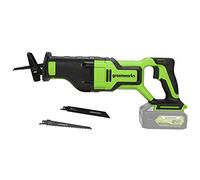 Greenworks 24V Brushless Motor Reciprocator Saw Tool Only Excludes Battery and Charger - 1 - Green - Reciprocator Saw