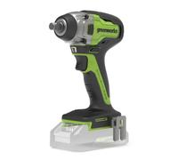 Greenworks GD24IW400 Cordless Impact Wrench with Brushless Motor, 0-2800rpm, 0-4000ipm, 400Nm Torque, 1/2" (1.27cm) Coupler WITHOUT 24V Battery & Charger, 3 Year Guarantee