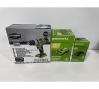 Greenworks 24V Brushless Drill Driver GD24DD - Battery & Charger included