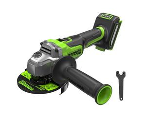 Greenworks 24V Cordless Angle Grinder 125mm Disc Blade, 9000RPM, 900W Brushless Motor, Left or Right Handed Without Battery & Charger AG590