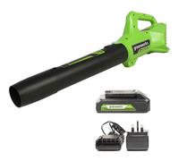 Greenworks 24V Cordless Axial Blower with 2.0Ah Battery & 2A Charger