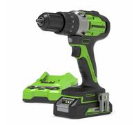 Greenworks 24V Cordless Brushless 60NM Combi Drill Kit