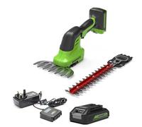 Greenworks 24V Grass & Shrub Shears - GWG24SHTK2 - 1 x 2.0Ah Battery & Standard Charger
