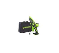 Greenworks 24V Mini Chainsaw 4 Inch (10cm) Cordless Battery Powered Chainsaw Without Battery & Charger,7.8m/s Chain Speed Electric Chainsaw for Tree