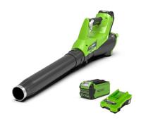 Greenworks 40V 193 Km/h Cordless Axial Blower (2Ah Battery & 2A Charger)