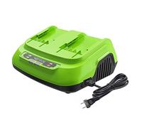 Greenworks 40V 8A Dual Port Rapid Charger(Genuine Greenworks Charger)