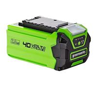 Greenworks Battery G40B2 (Li-Ion 40V 2Ah Fast Charging System Without Self-Discharge Suitable for All Devices and Batteries of the 40V Greenworks