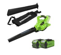 Greenworks GD40BVII 40v Cordless Brushless Leaf Blower Vacuum