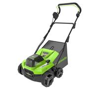 Greenworks GD40SC38 40v Cordless Brushless Dethatcher 380mm No Batteries No Charger