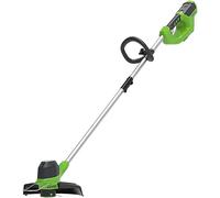 Greenworks 40V Cordless Strimmer for Medium Gardens, Adjustable Height, 30cm Cu