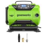 Greenworks 40V Cordless Tire Inflator, 160 PSI Portable Air Compressor, Tool Only