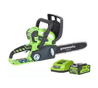 Greenworks G40CS30II 40v Cordless Chainsaw 300mm 1 x 2ah Li-ion Battery Charger