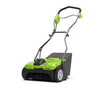Greenworks 40V Scarifier Lawn Rake Dethatcher, 3600rpm, 36cm Working Width, 30L Collection Box WITHOUT Battery & Charger , 3 Year Guarantee G40DT35