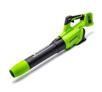 Greenworks Axial Battery Leaf Blower GD24X2AB (Li-Ion 2 x 24 V 217 km/h Air Speed Powerful Axial Blower with Electronic Speed Control without Battery