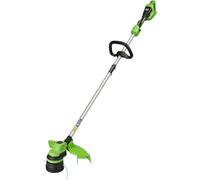Greenworks 48V(2x24V) Cordless Grass Trimmer 33cm without Battery & Charger, 2mm Thread Diameter, Bump Feed, Hi/Low Mode GD24X2LT