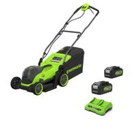 Greenworks 48V 36cm Cordless Brushless Lawnmower Kit